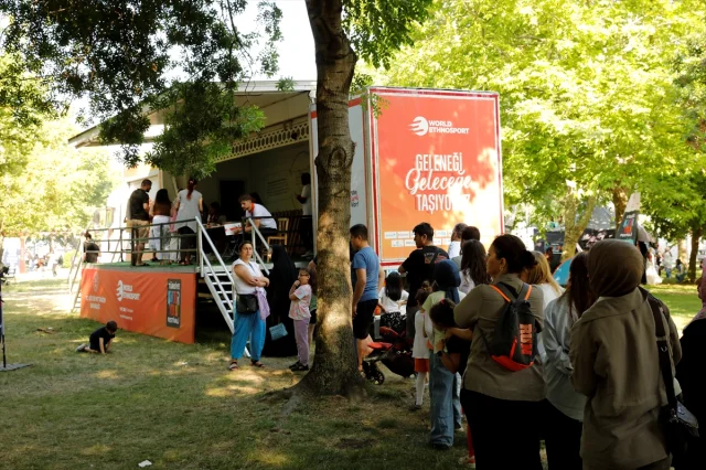 Samsun Kültür Yolu Festivali'nde Çocuklar Renkli Etkinliklerde Buluştu
