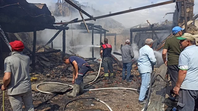 Burdur'da İğdeli Köyü'nü Sarsan Yangın Felaketi
