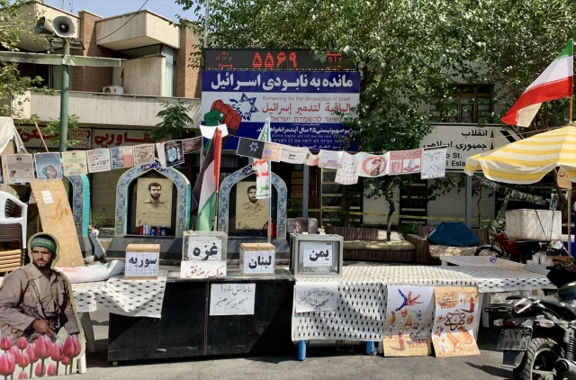 Tahran'da Filistin Meydanı'na Hava Saldırısı İddiaları Yanlı...