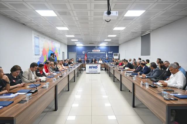 Antalya'da Afet Hazırlıkları için Kritik Toplantı