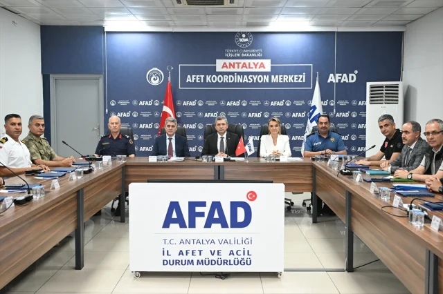Antalya'da Afet Hazırlıkları için Kritik Toplantı