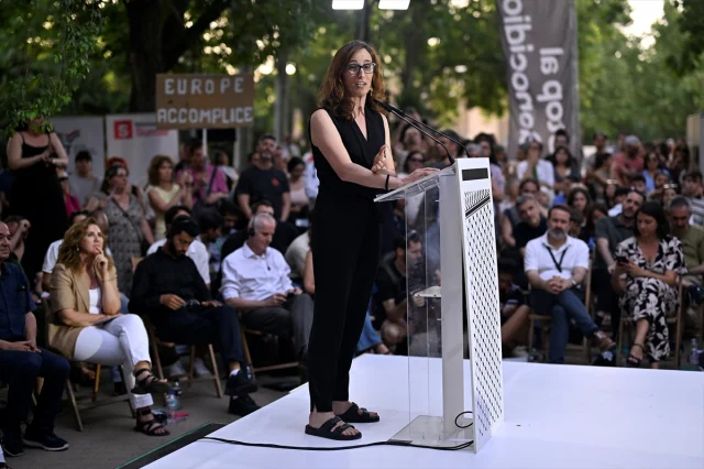 Francesca Albanese İspanya'da Soykırım Karşıtı Protestoya Katıldı