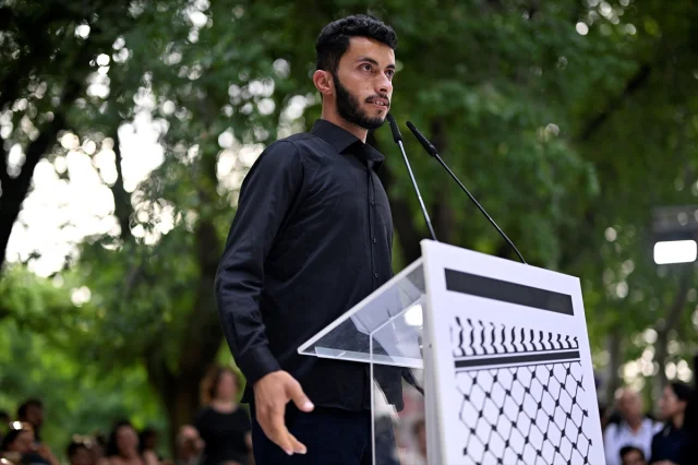Francesca Albanese İspanya'da Soykırım Karşıtı Protestoya Katıldı