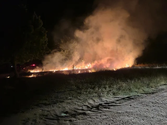 Edirne'de Tunca Nehri Kenarındaki Yangın Nasıl Kontrol Altın...