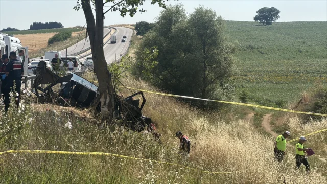 Edirne'deki Ağır Trafik Kazasında Keder ve Yas