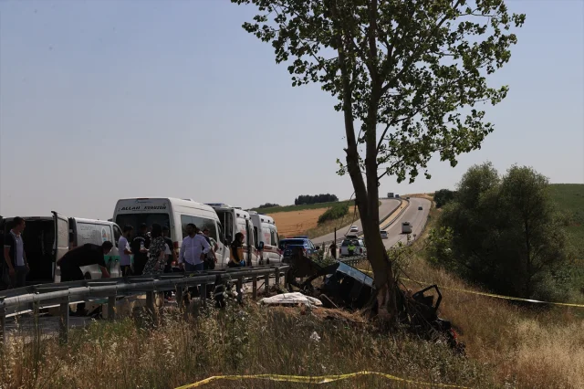Edirne'deki Ağır Trafik Kazasında Keder ve Yas