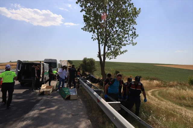 Edirne'deki Ağır Trafik Kazasında Keder ve Yas