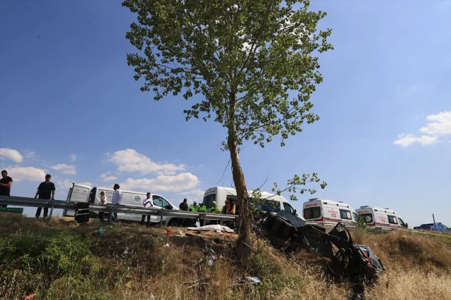 Edirne'deki Ağır Trafik Kazasında Keder ve Yas