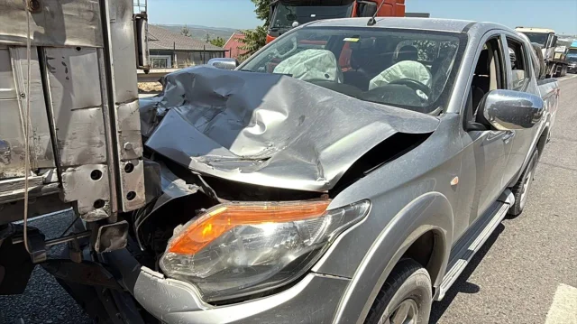 Kocaeli'de D-100 Kara Yolunda Kaza Trafiği Olumsuz Etkiledi