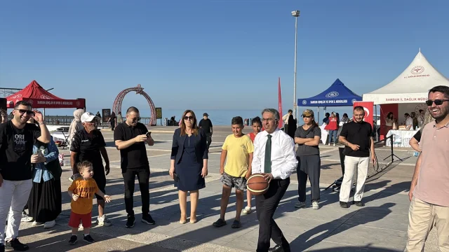 Samsun'da Uyuşturucu İle Mücadele İçin Spor Etkinlikleri Düzenlendi
