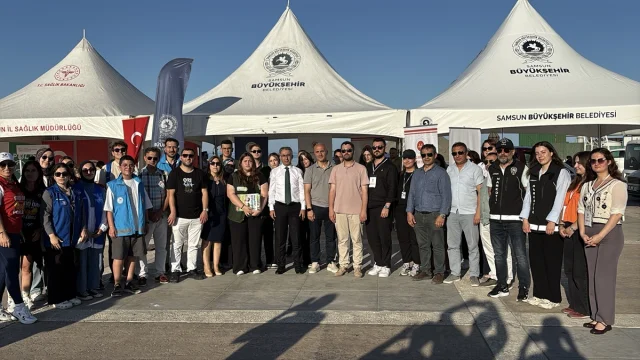 Samsun'da Uyuşturucu İle Mücadele İçin Spor Etkinlikleri Düzenlendi