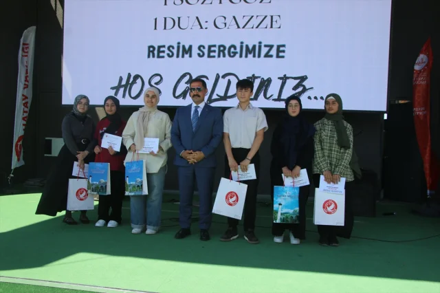 Hatay'da Gazze Temalı Resim Sergisi Açılışı Büyük İlgi Gördü