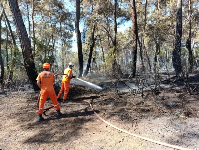 Antalya'da Aksu ve Kumluca'da Orman Yangınları Ekipleri Hare...