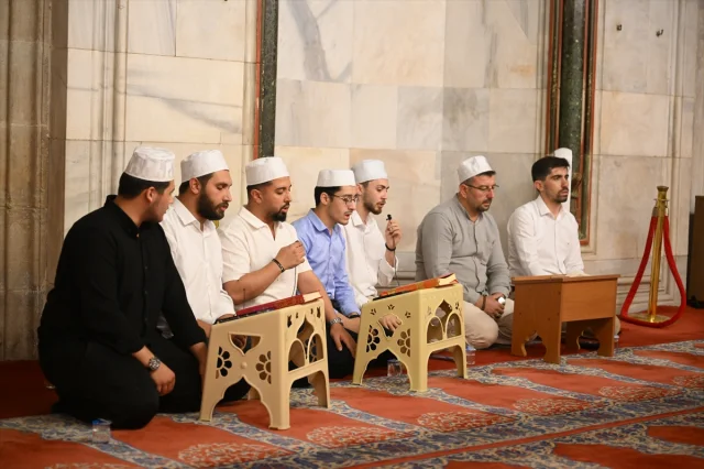 Edirne Vali Yardımcısı için Üç Şerefeli Camii'nde Duygusal Mevlit Programı