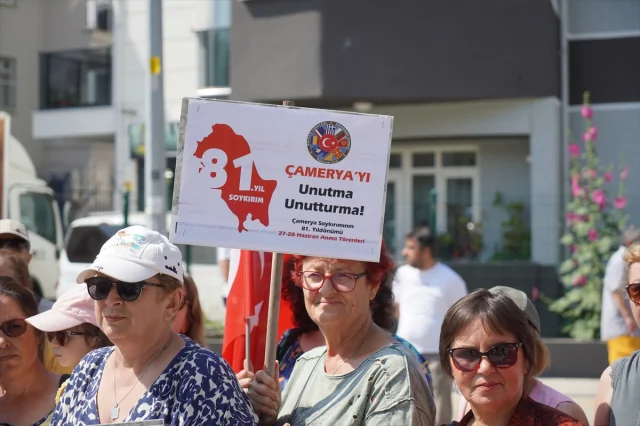 Çamerya Katliamı Anısına Edirne'de Unutulmaz Bir Eylem Düzenlendi