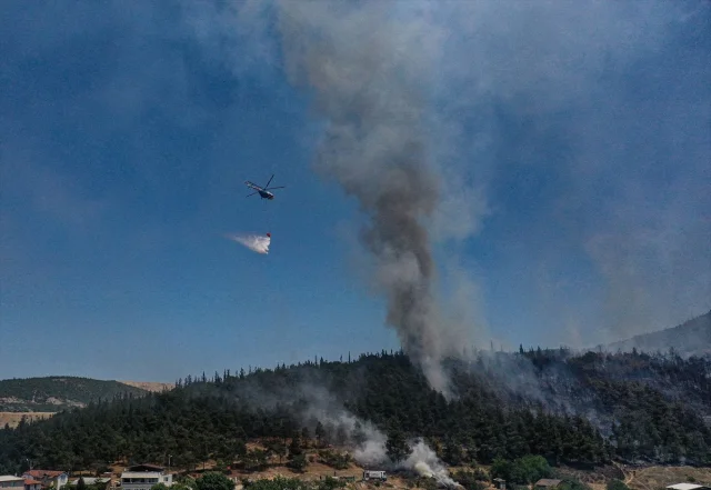 Bursa'da Arazide Başlayan Yangın Tamamen Söndürüldü