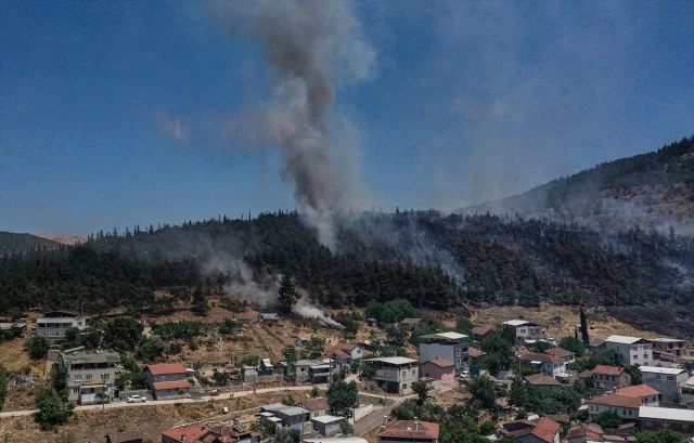 Bursa'da Arazide Başlayan Yangın Tamamen Söndürüldü