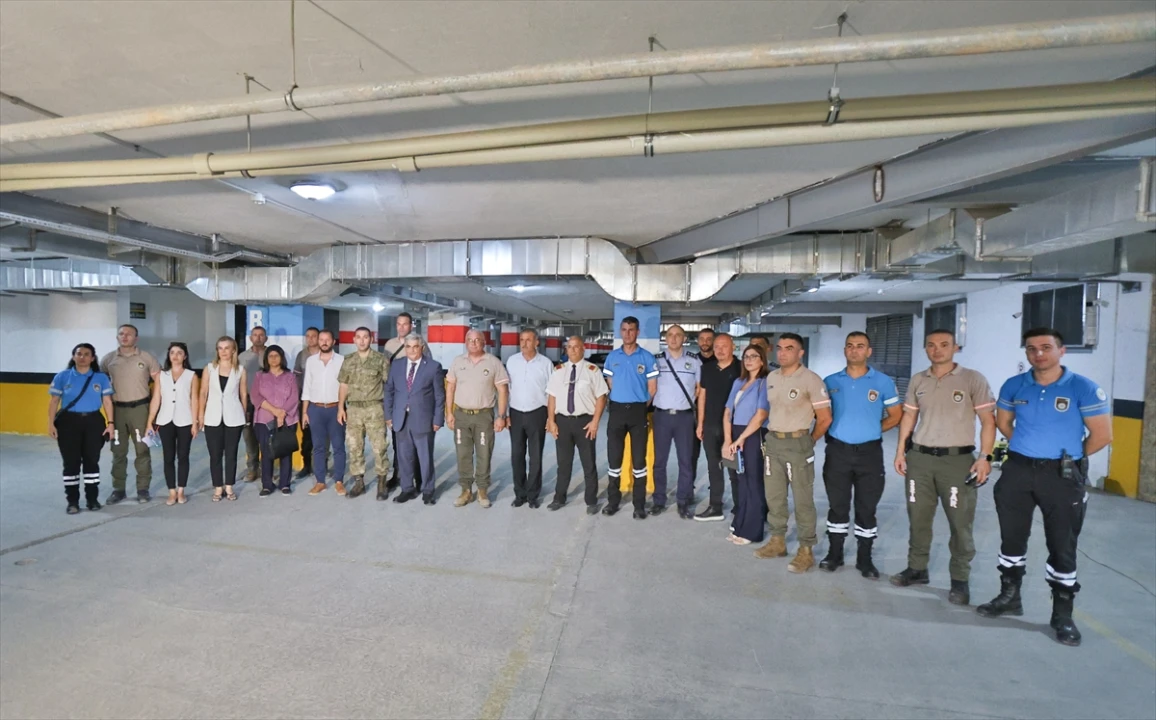 KKTC'de Sivil Savunma Tatbikatı ile Olası Tehlikelere Hazırlık