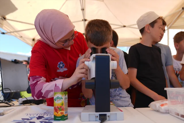 Erzurum'da Bilim İnsanları Çiftçiler ve Çocuklarla Buluştu