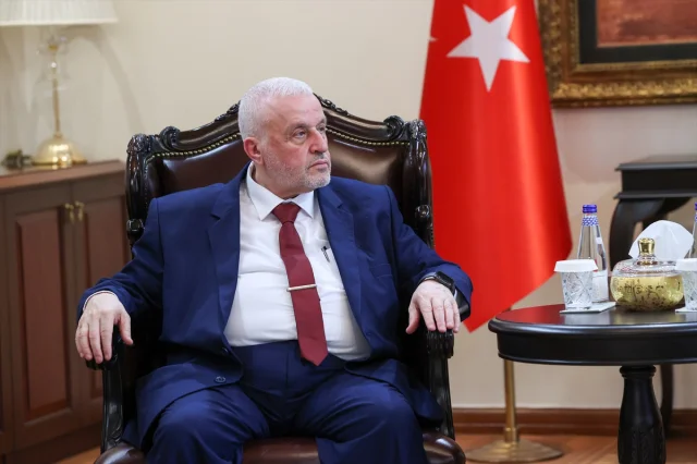 Diyanet İşleri Başkanı Erbaş ve Suriye Vakıflar Bakanı Şükri Ankara'da Bir Araya Geldi