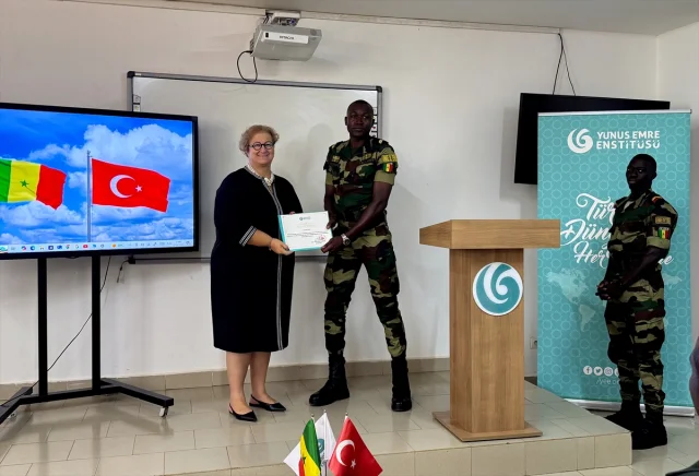 Senegalli Askerler Türkçe Eğitimlerini Tamamladı