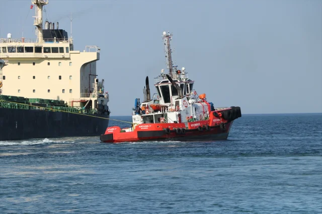 Tekirdağ'da Karaya Oturan Gemi İçin Çalışmalar Yeniden Başlayacak