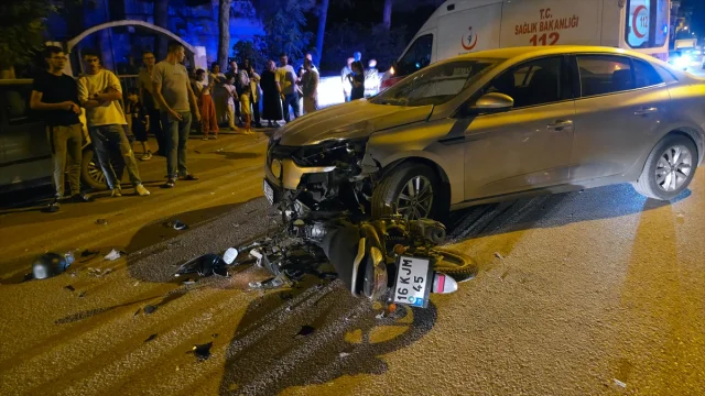 Bursa'da Trafik Kazası: Motosiklet Sürücüsü Ağır Yaralandı