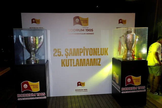 Bodrum'da Galatasaray Coşkusu 25. Şampiyonluk Gecesiyle Taçlandı