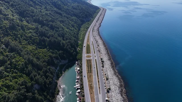 Karadeniz Sahil Yolu'nda Samsun-Sinop Arası Manzara Şöleni