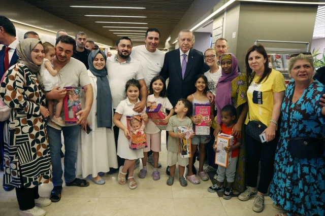 Cumhurbaşkanı Erdoğan'dan Hastane Ziyareti