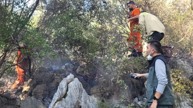 Finike'de Orman Yangınına Hızlı Müdahale