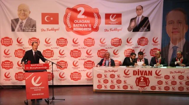 Fatih Erbakan Batman'da Birlik Mesajı Verdi