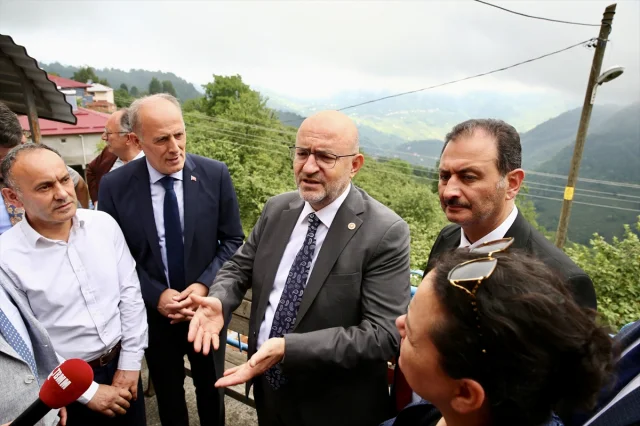 TBMM Heyeti Giresun ve Ordu'da Fındık Üretimini Tehdit Eden Zirai Dondan Bahsetti