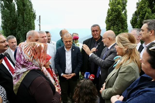 TBMM Heyeti Giresun ve Ordu'da Fındık Üretimini Tehdit Eden Zirai Dondan Bahsetti