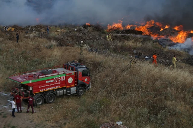 Çanakkale Otluk Yangını Başarıyla Söndürüldü