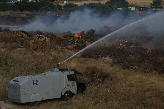 Çanakkale Otluk Yangını Başarıyla Söndürüldü