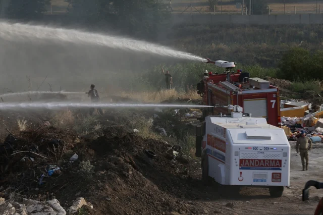 Çanakkale Otluk Yangını Başarıyla Söndürüldü