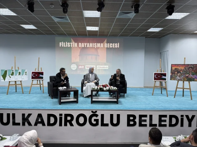 Kahramanmaraş'ta Filistin İçin Dayanışma Gecesi Düzenlendi