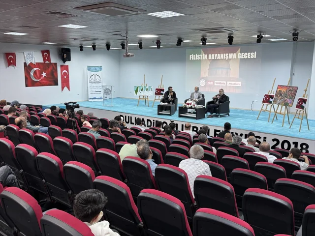 Kahramanmaraş'ta Filistin İçin Dayanışma Gecesi Düzenlendi