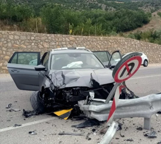 Tokat'ta Trafik Kazası Sonrası 8 Kişi Yaralandı