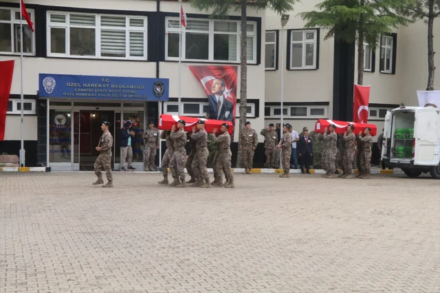 Çankırı'da Yaşanan Kaza Sonrası Özel Harekat Kursiyerlerine Veda