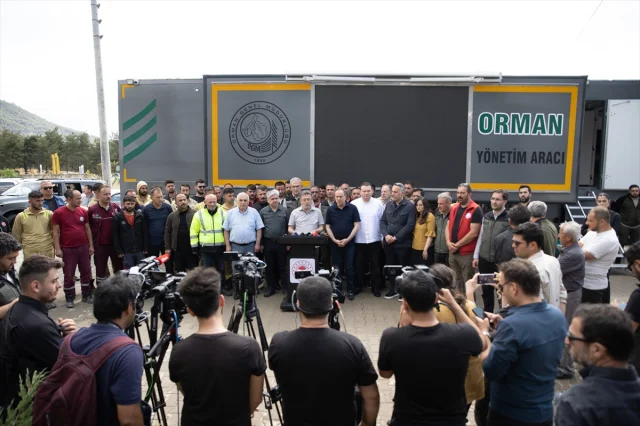 Bakan Yumaklı Orman Yangınları Mücadelesini Anlattı