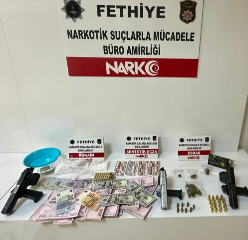 Fethiye'de Uyuşturucu Operasyonu: İklimlendirme Sistemli Üre...