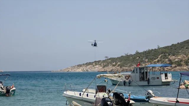 Silifke'de Ağaçlık Alanda Yangın Tehlikesi Tatbikatlarla Kontrol Altına Alındı