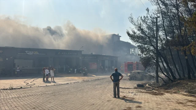 İzmir'deki Çöplük Yangını Orman ve Galerilere Sıçradı