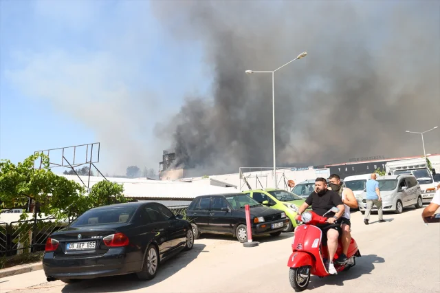İzmir'deki Çöplük Yangını Orman ve Galerilere Sıçradı