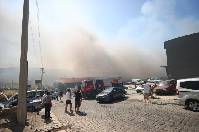 İzmir'deki Çöplük Yangını Orman ve Galerilere Sıçradı
