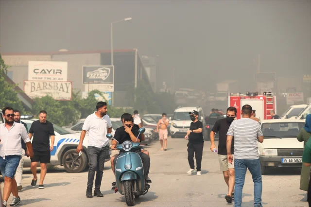 İzmir'deki Çöplük Yangını Orman ve Galerilere Sıçradı