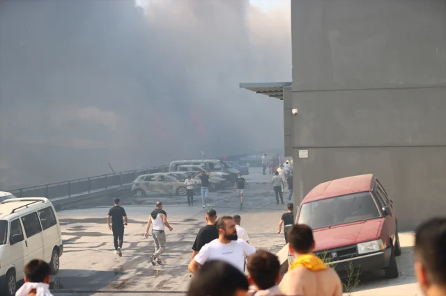 İzmir'deki Çöplük Yangını Orman ve Galerilere Sıçradı