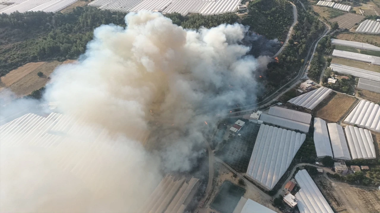 Antalya'da İki Ayrı Noktada Orman Yangını Endişesi
